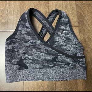 Gymshark adapt camo seamless sports bra